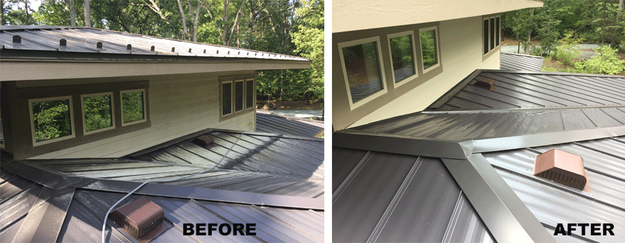 Metal Roof Cleaning